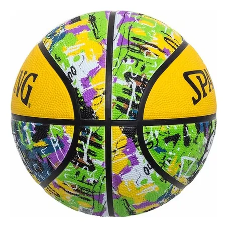 Pelota Basketball Spalding Graffiti Basquet Basket Color NEG/COLORES