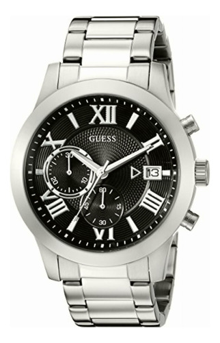 Reloj Guess Para Hombres 45mm, Pulsera De Acero Inoxidable