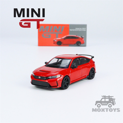 Mini Gt 1:64 Honda Civic Type R Rallye Red 2023 Com Advan Gt