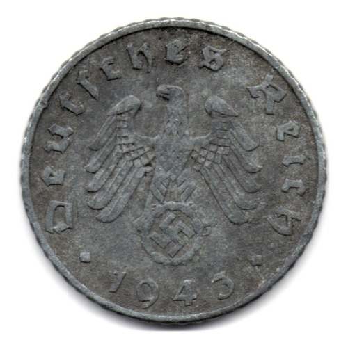 Alemania 5 Reichspfennig 1943 F Tercer Reich 