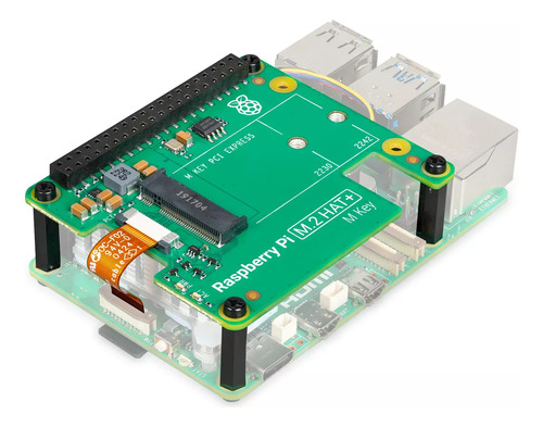 Placa Expansion Raspberry Pi M.2 Hat Pi 5 Pcie 2.0 Interfaz