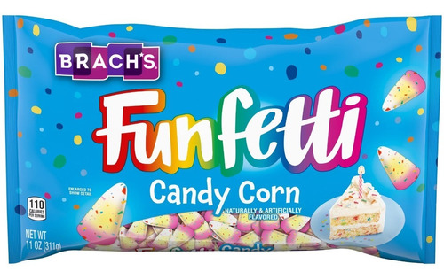 Brachs Candy Corn Con Puntitos Arcoíris Funfetti 311g Import