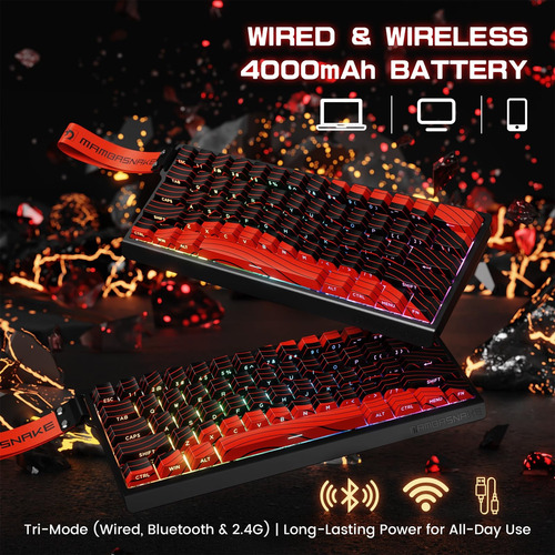 Teclado Mecánico Mambasnake X60he--60% Switch Magnético 8khz