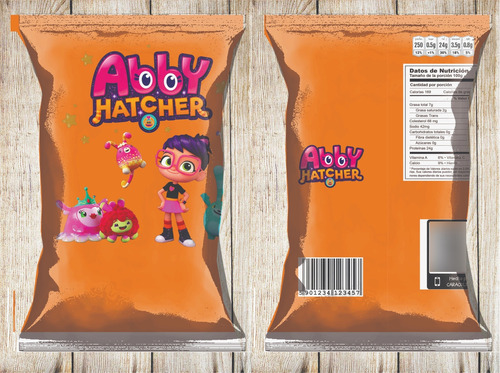 10 Chip Bag Bolsitas Golosineras Personalizadas Abby Hatcher