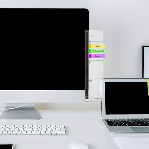 Tablero De Notas Para Monitor De Computadora De 3 Piezas: La