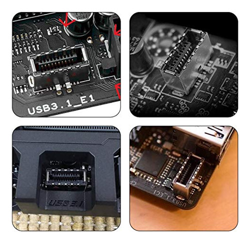 Jser Usb 3.1 Front Panel Header 19pin A Usb-c Y Usb 3.0 Hub
