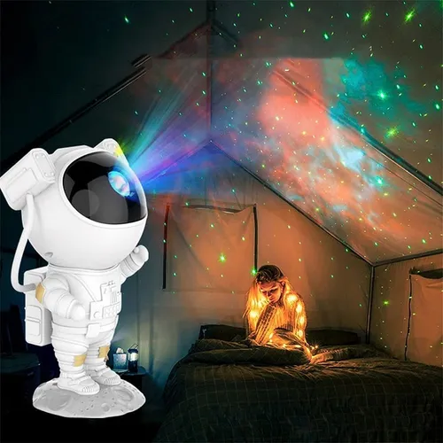 Astronauta Proyector De Luces - Lampara Del Espacio
