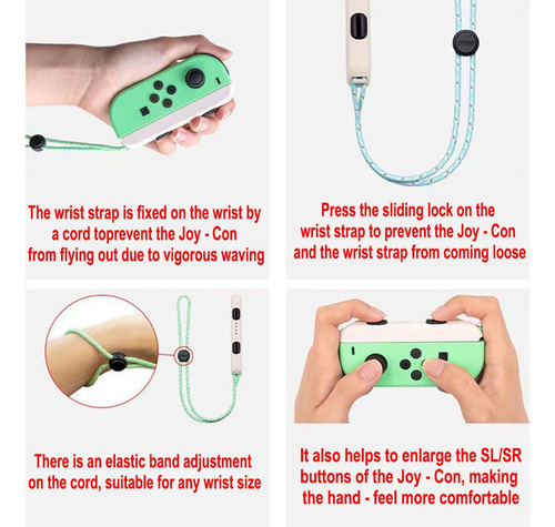 Controles Joystick Compatibles Para Nintendo Switch + Correa