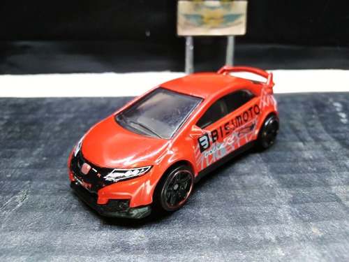 Honda Civic Type-r 2016 Hot Wheels Escala 1/64 Usado 