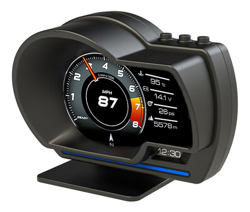 Imagen 1 de 8 de Pantalla Hud Para Coche Obd2 Gps Smart Gauge Alta Definición