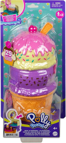 Polly Pocket Spin N Surprise Helado Icecream 25 Sorpresas