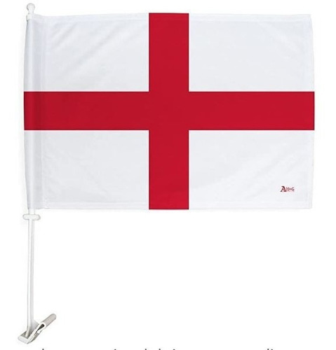 Bandera De Inglaterra De 45cm X 30cm Con Soporte Plástico