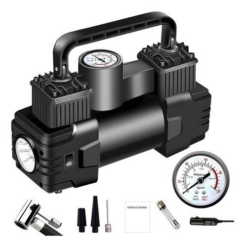 Compresor De Aire Mini 12v Eléctrico Portátil 100-150 Psi