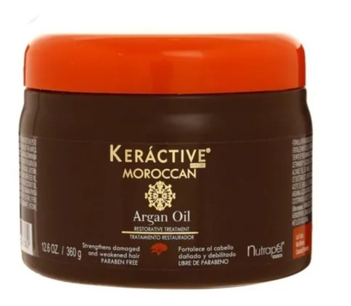 Mascarilla Argan Nutrapel Keractive Moroccan Sin Parabenos