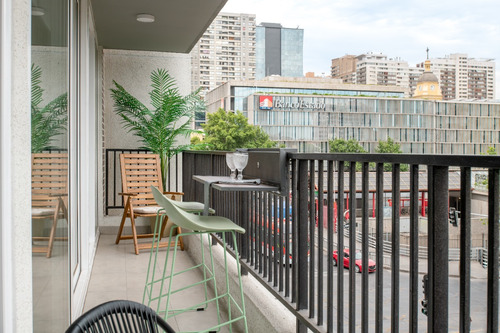 Depto 2d2b Nuevo, Edificio Multifamily. Metro Santa Ana