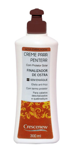 Imagem 2 de 2 de Creme De Pentear Cabelo Finalizador Ostra Com Queratina