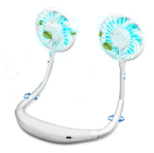 Ventilador De Cuello Colgante - Recargable Ventilador Usb
