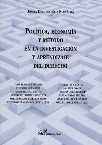 Libro Política, Economía Y Método En La Investigación Y Apr