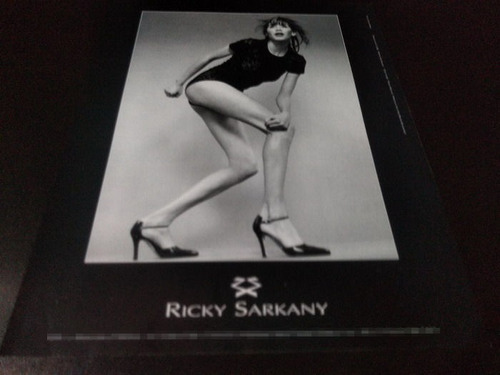 (pf739) Publicidad Ricky Sarkany * Guillermina Valdes
