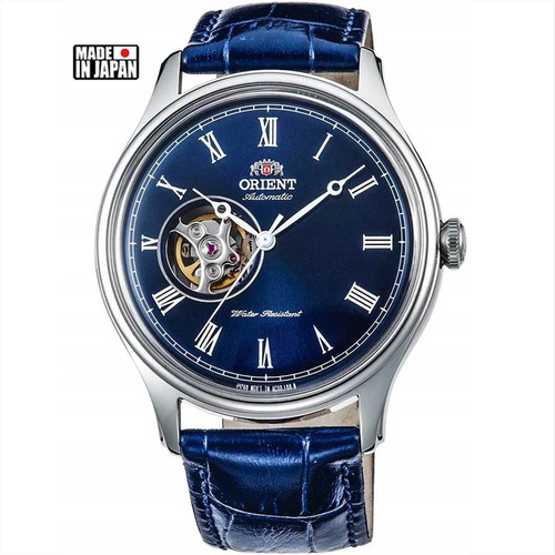 Relógio Orient Masculino Automático Envoy Fag00004d0 D3dx Cor da correia Azul Cor do bisel Prateado Cor do fundo Azul