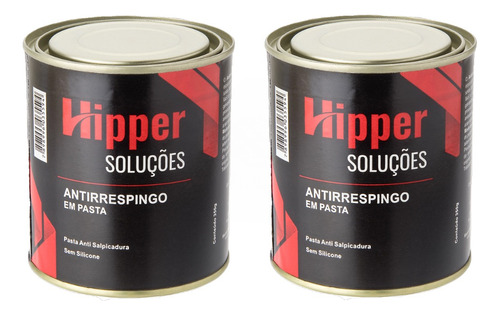 Anti Respingo Pasta Hipper 350g Sem Silicone Kit C/ 2un