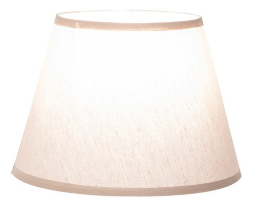 Cupula Abajur Basic Pequeno Tecido Bege Ex596nd (d)13cm
