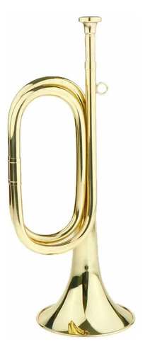 Oro En Trompeta De Caballería Marching Bugle Lacada