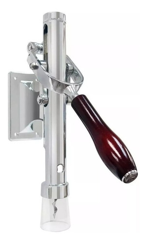 Imagen 1 de 7 de Sacacorchos De Pared Destapador Acero + Accesorios Amurable