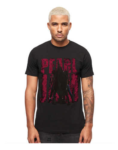 Playera Negra Pearl Jam Ten