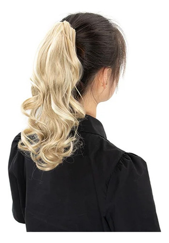 Pelucas De Pelo Natural Con Forma De Cola De Caballo Larga Y