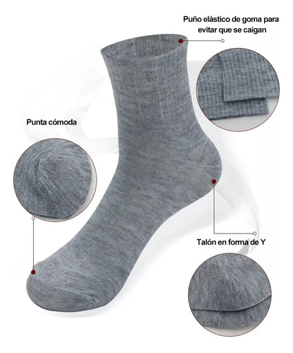 20 Pares Calcetines Cortos Deportiva Hombres Unisex Calceta