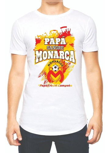 Playera Padre Papá Sangre Monarca 