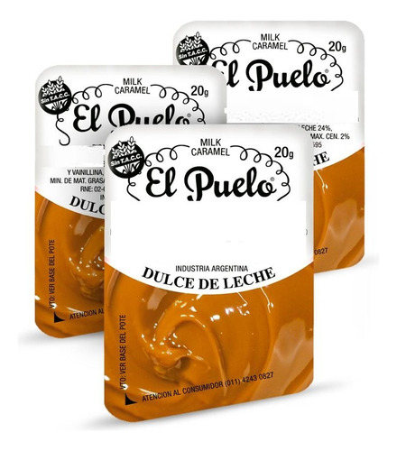  Dulce De Leche Individual Mini Ideal Desayuno