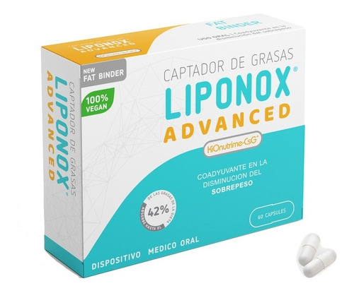 Imagen 3 de 4 de Pack 3 Captador De Grasa Liponox Advanced - Mayor Potencia
