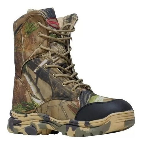 Botas Tácticas Militar Caña Alta Camufladas Hojas
