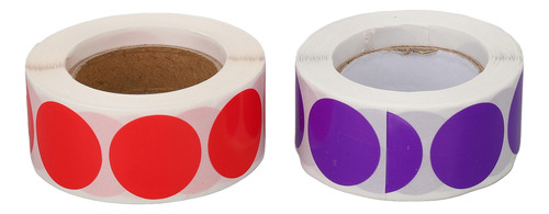 Etiquetas Autoadhesivas Coloridas Para Velas, 8 Rollos