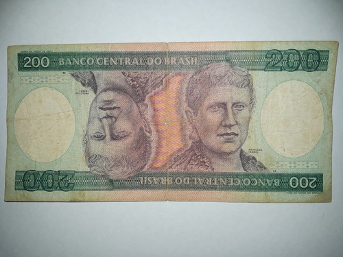 Cédula 200 - Duzentos Cruzeiros - Com 3 Unidades ( 63 ) (Usado)