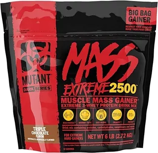 Gainer Mutant Mass Xxxtreme 2500 6 Lbs Ganador De Peso