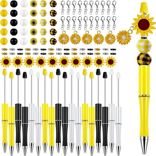 18 Boligrafos Cuentas Surtidos Boligrafos Tinta Negra Con 20