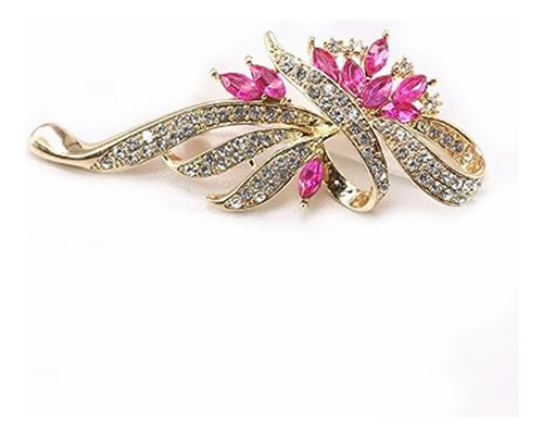 Broche Prendedor Ramo Flores Mujer Joyas