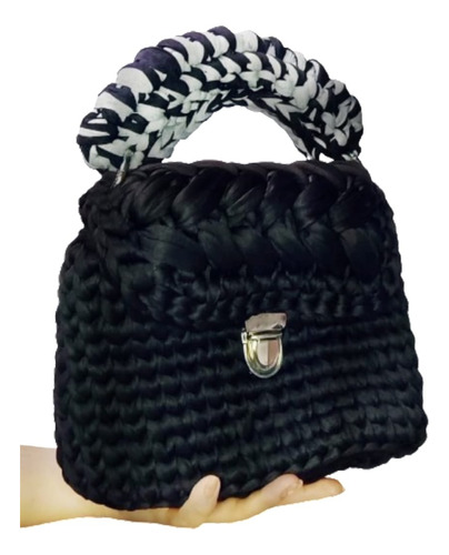 Bolso Puff  Tejido.