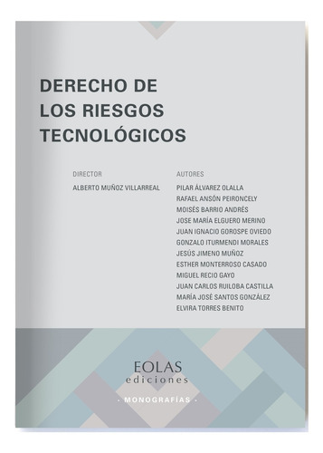 Derecho De Los Riesgos Tecnológicos