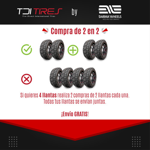 2 Llantas 235/75r15-6c 110/105s Suretrac Wide Climber Awt