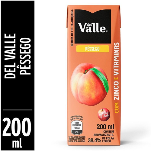 Néctar de Pêssego Del Valle 200ml