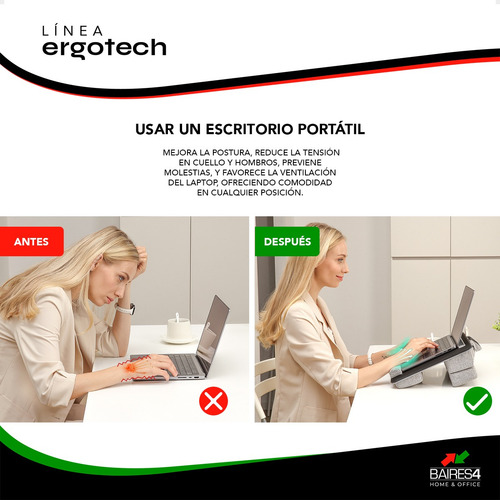 Mesa Notebook Base Soporte Laptop Tablet Premium Baires4