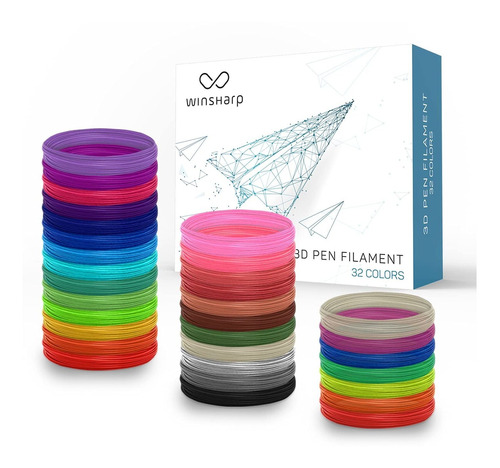 Kit Repuesto Filamento Boligrafo 3d Para Color Pla 0.069 in