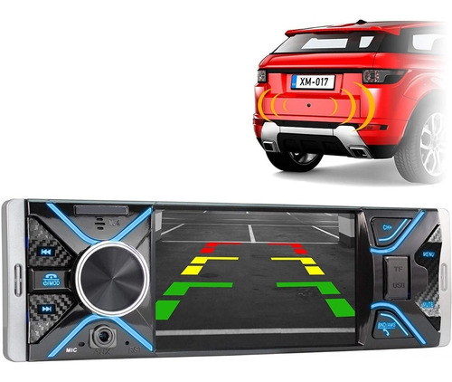 Radio Auto 1 Din Pantalla 4.1 Bluetooth Usb Sd Control