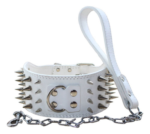 Collar De Perro Con Clavos Spike De 4 Filas De 3 Pulgadas