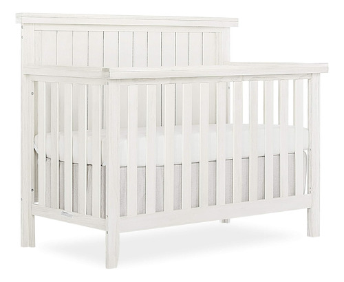 Sweetpea Baby Red Wood 4-en-1 Cuna Convertible En Blanco Des