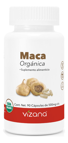 Maca Orgánica En Capsulas (90caps-500mg) Vizana Nutrition
